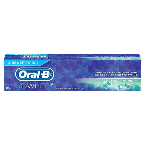 Oral-B 3D White Briliant Mint Toothpaste 130g
