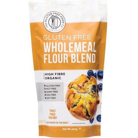 THE GLUTEN FREE FOOD CO Wholemeal Flour Blend Mix 400g