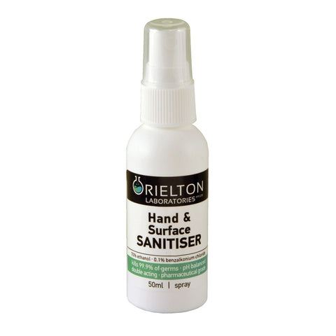 Orielton Laboratories Hand & Surface Sanitiser Spray 50ml