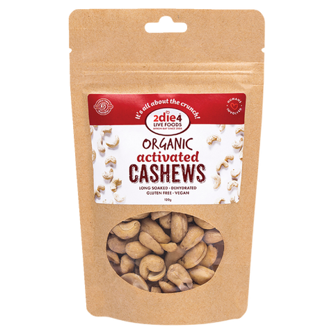 2DIE4 LIVE FOODS Organic Activated Cashews 300g