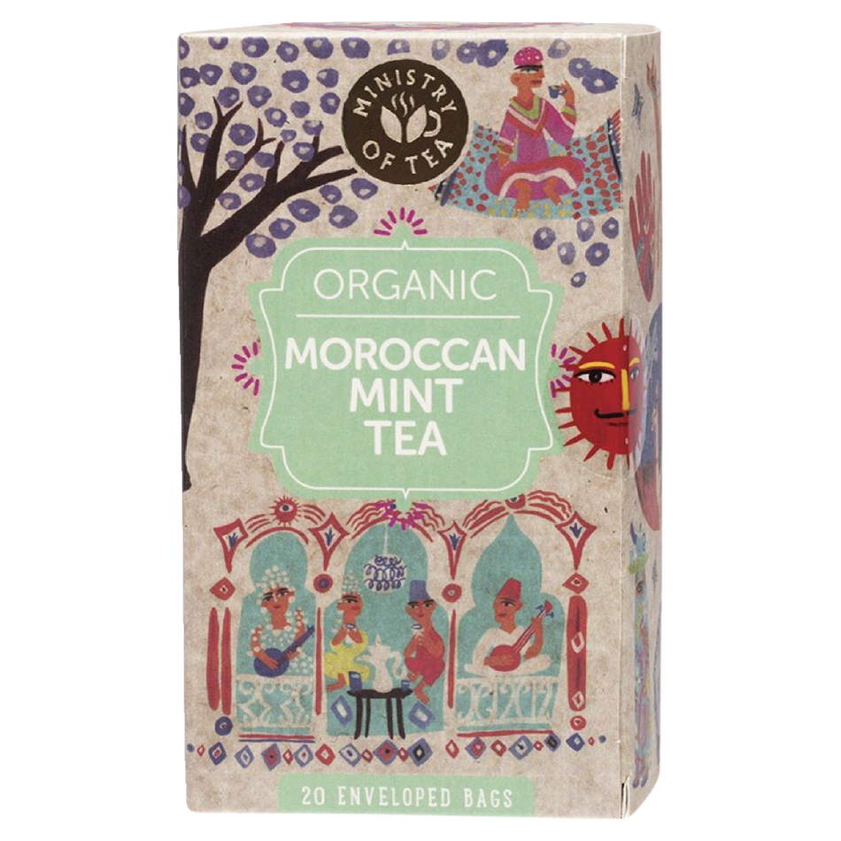 MINISTRY OF TEA Herbal Tea Bags Moroccan Mint Tea 20