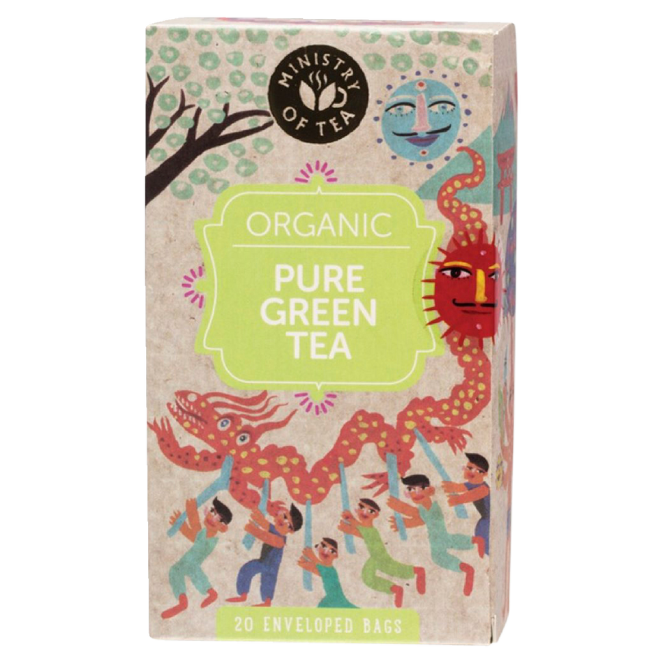 MINISTRY OF TEA Herbal Tea Bags Pure Green Tea 20
