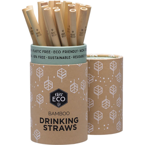 EVER ECO Bamboo Straws - Straight 30