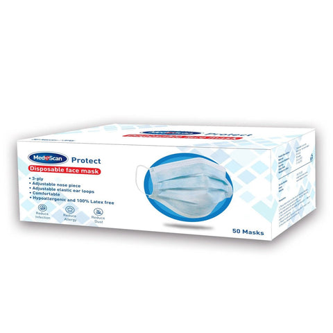 Medescan Protect Disposable Face Mask 50