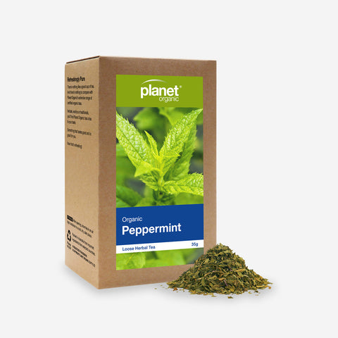 PLANET ORGANIC Herbal Loose Leaf Tea Organic Peppermint 35g