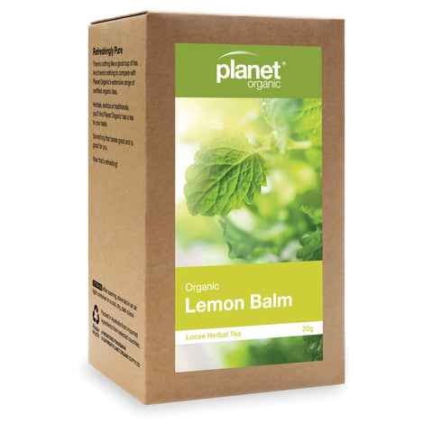 PLANET ORGANIC Herbal Loose Leaf Tea Organic Lemon Balm 20g