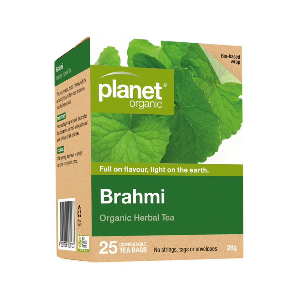 Planet Organic Organic Brahmi Herbal Tea x 25 Tea Bags