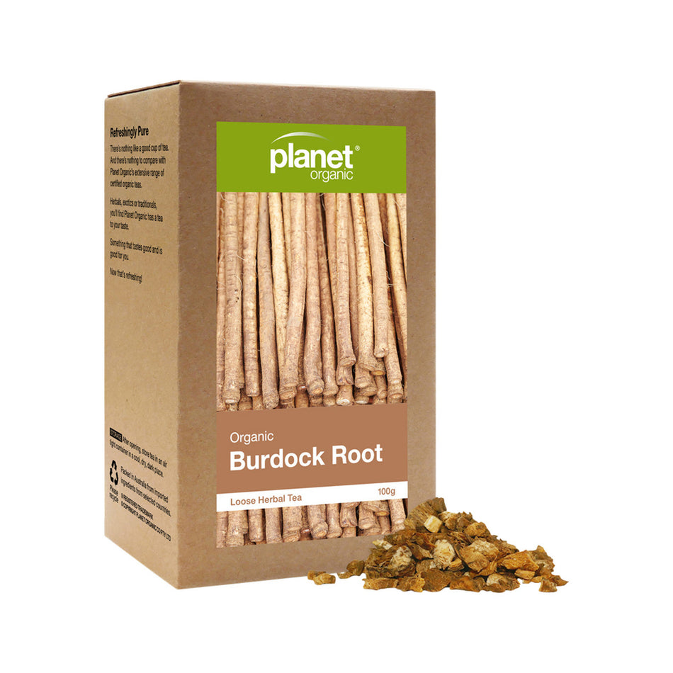 Planet Organic Organic Burdock Root Loose Leaf Tea 100g