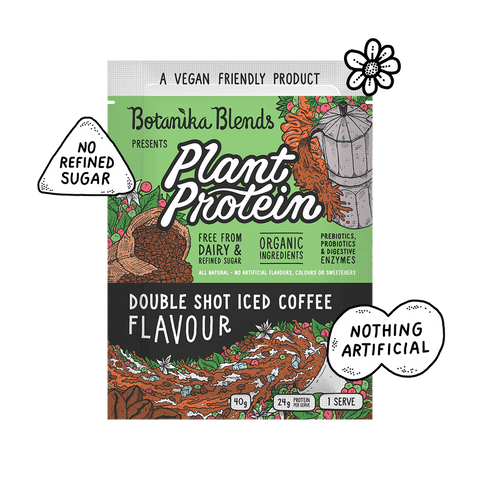 BOTANIKA BLENDS Plant Protein Double Shot Iced Coffee 500g