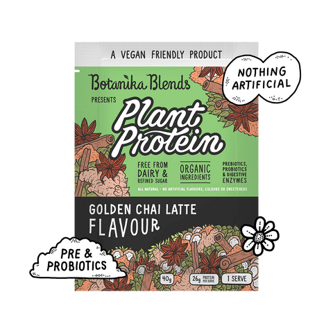 BOTANIKA BLENDS Plant Protein Golden Chai Latte 40g 12PK