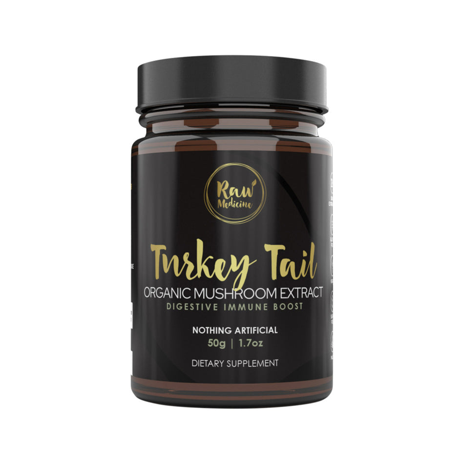 Raw Medicine Organic Mushroom Extract Turkey Tail 50g