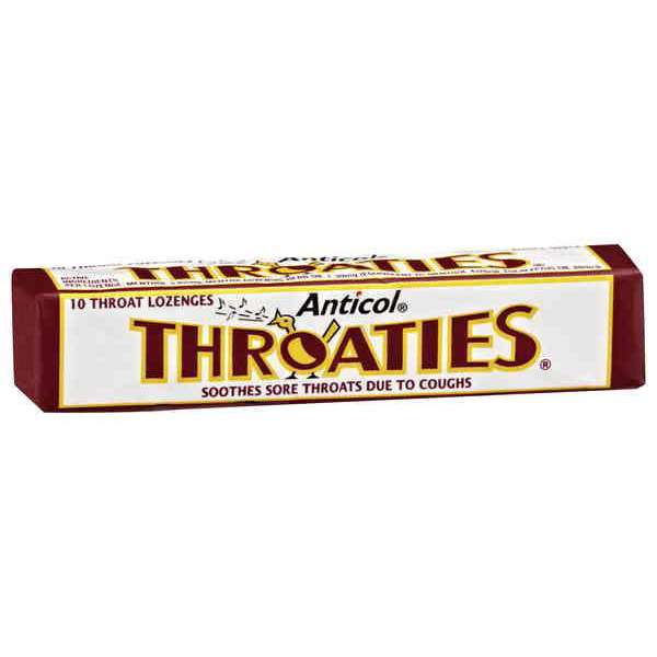 Allens Anticol Throaties Stick 10 Lozenges x 36