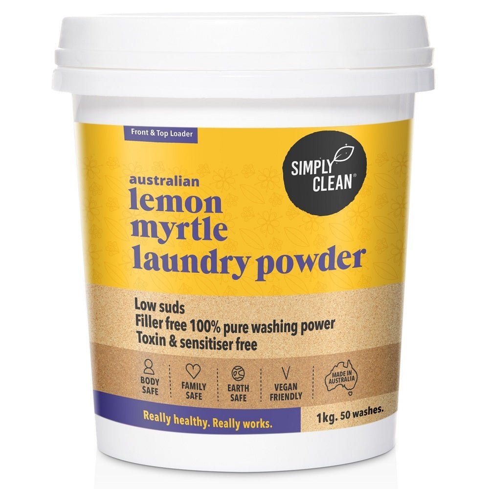 Simply Clean Lemon Myrtle Laundry Powder 1kg