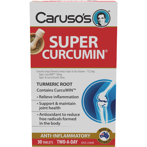 Caruso's Natural Health Super Curcumin Arthritis Relief 30 Tablets