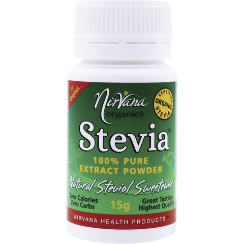 NIRVANA Stevia 100% Pure Extract Powder 15g