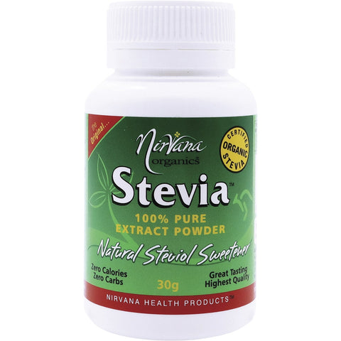 NIRVANA Stevia 100% Pure Extract Powder 30g