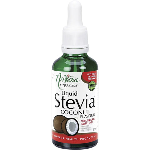 NIRVANA ORGANICS Liquid Stevia Coconut 50ml