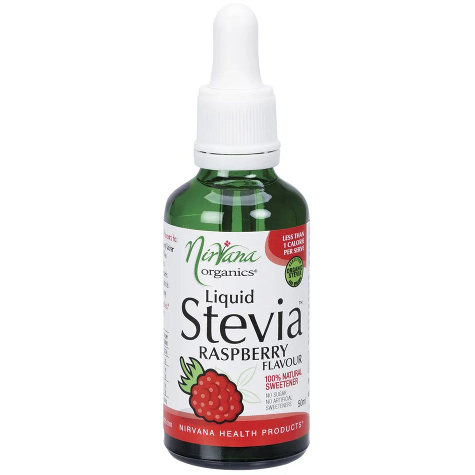NIRVANA ORGANICS Liquid Stevia Raspberry 50ml