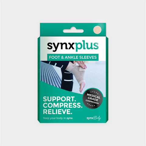 SYNXPLUS FOOT ANKLE SLEEVE LARGE