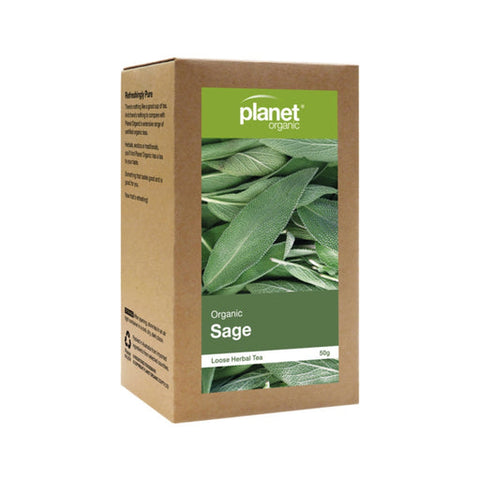 PLANET ORGANIC Herbal Loose Leaf Tea Organic Sage 50g