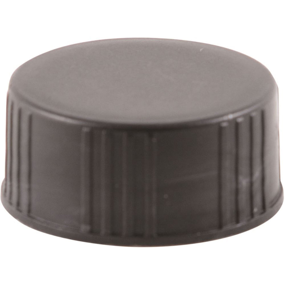Screw Cap Plain Black 24mm