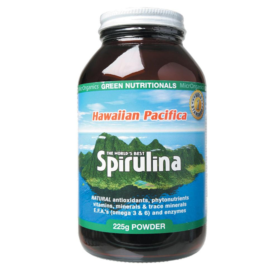 GREEN NUTRITIONALS Hawaiian Pacifica Spirulina Powder 225g