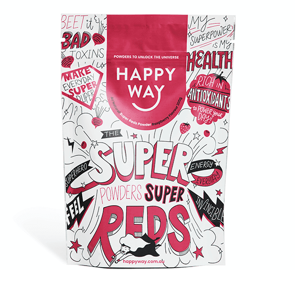 HAPPY WAY Super Reds Powder Raspberry 200g