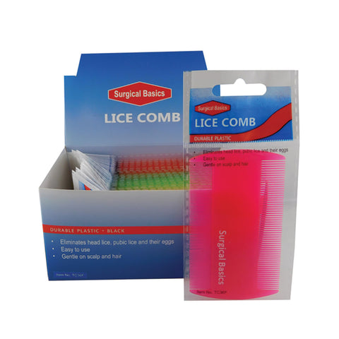 Surgical Basics Lice Nit Comb x 36 Display