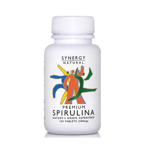 SYNERGY ORGANIC Spirulina Tablets (500mg) 100