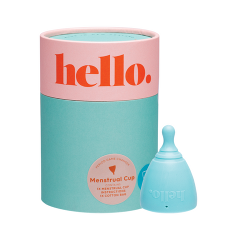 THE HELLO CUP Menstrual Cup - Blue S/M 1