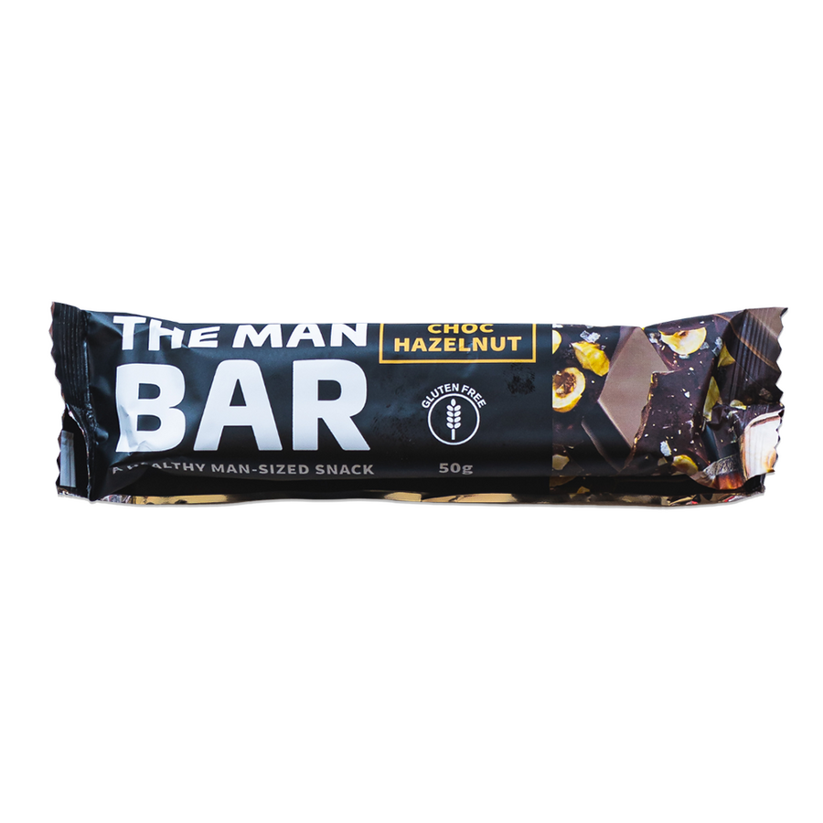 THE MAN BAR CHOC HAZELNUT 50G 10PK