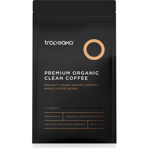 Tropeaka Premium Org Clean Coffee-Whole 200g