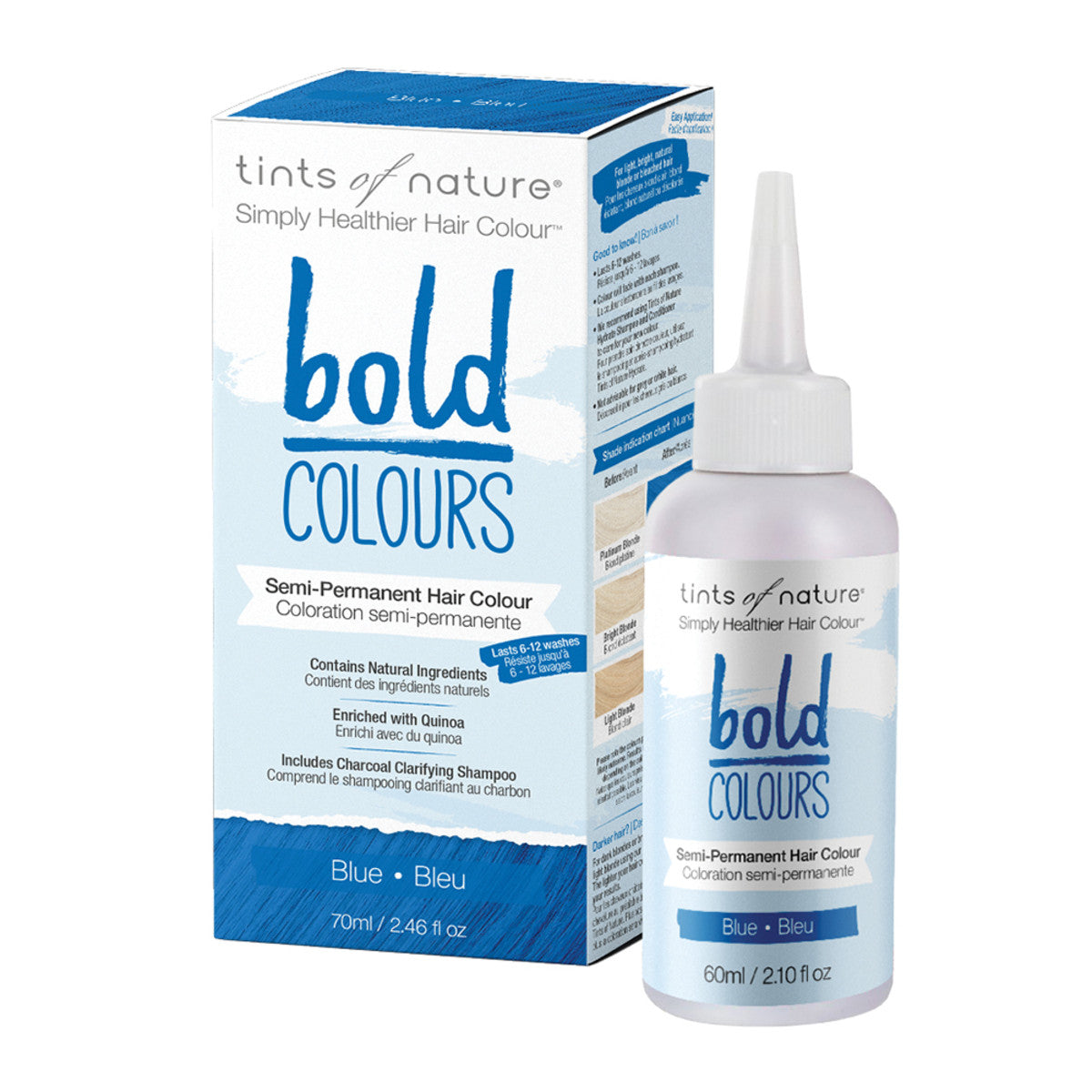 Tints of Nature Bold Colours Semi-Permanent Hair Colour Blue 70ml