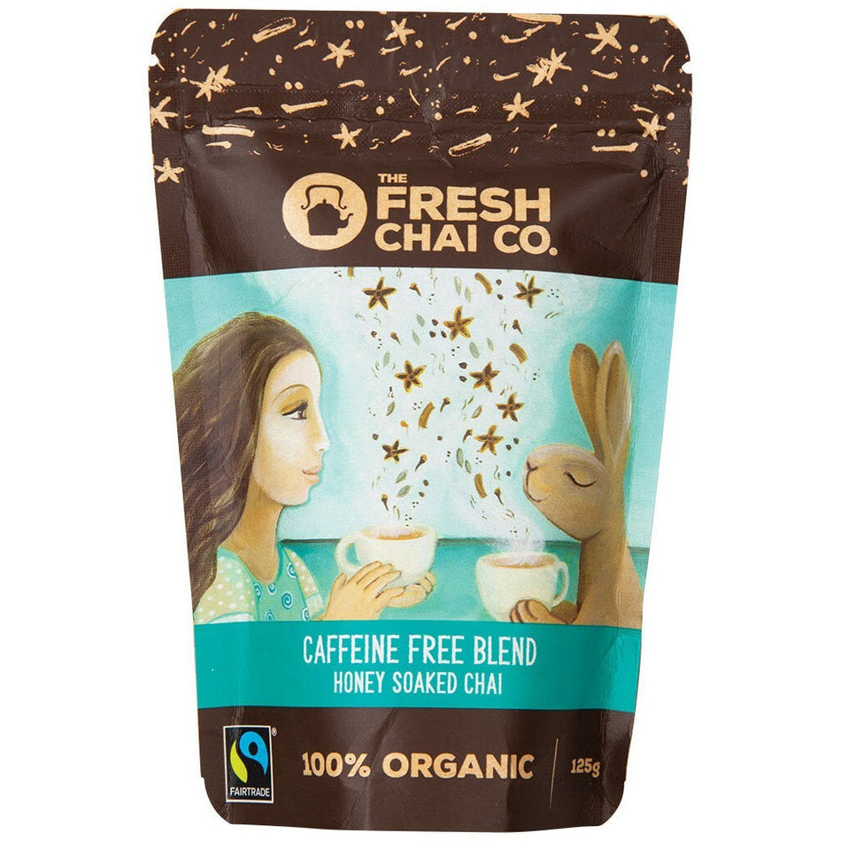 THE FRESH CHAI CO Caffeine Free Blend Honey Soaked Chai 125g
