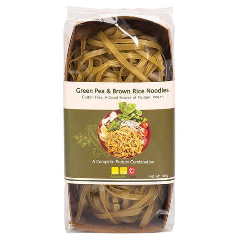 NUTRITIONIST CHOICE Rice Noodles Green Pea & Brown 180g