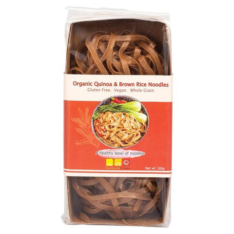 NUTRITIONIST CHOICE Rice Noodles Organic Quinoa & Brown 180g