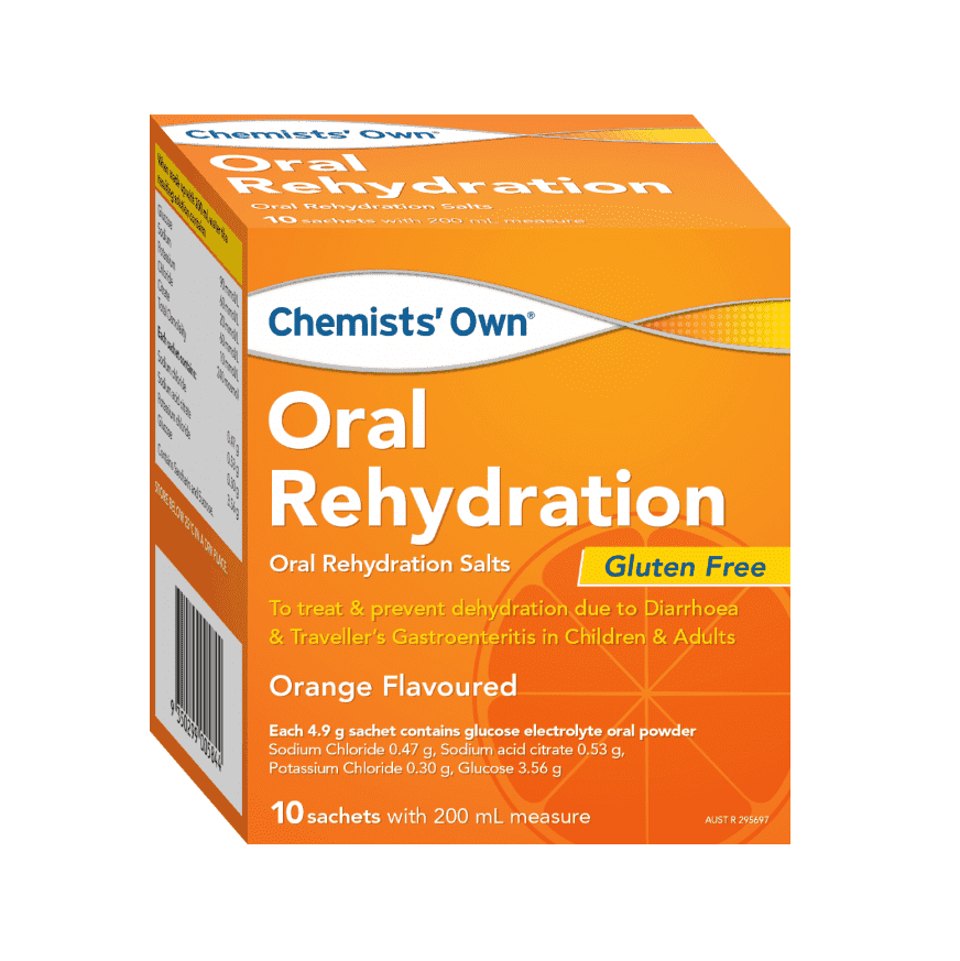 Chemists’ Own Oral Rehydration 10 Sachets (Similar to Hydralyte)