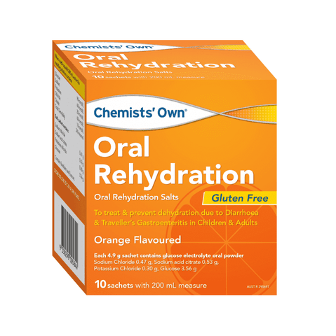 Chemists’ Own Oral Rehydration 10 Sachets (Similar to HYDRALYTE)