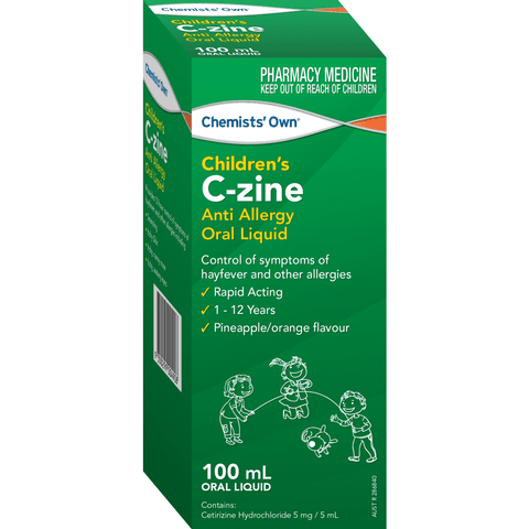 Chemists’ Own Children’s C-zine 100mL (Generic of ZYRTEC)