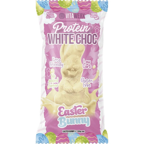 Vitawerx Protein White Chocolate Easter Bunny 130g 12PK