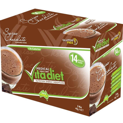 Vita Diet Swiss Chocolate Smoothie Shake Sachets 14