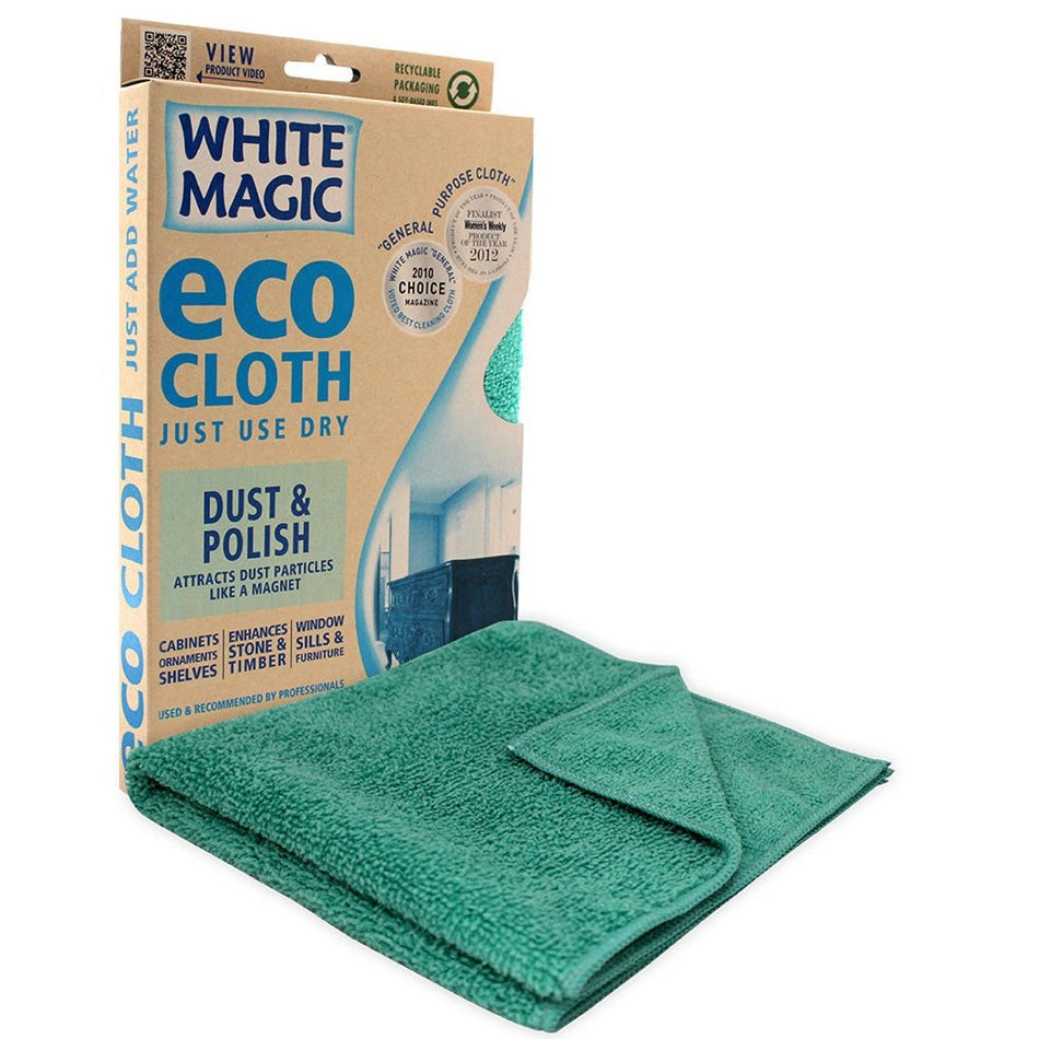 White Magic Eco Micro Fibre Dust & Polish 1Pk (SINGLE)