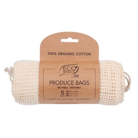 White Magic Eco Basics Produce Bag 5 bags