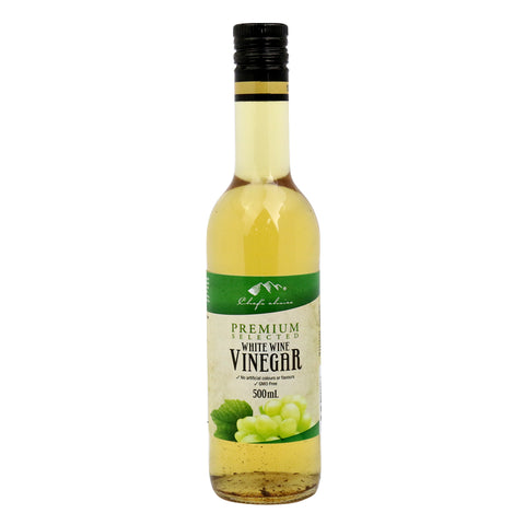 EVERY BIT ORGANIC RAW White Wine Vinegar 500ML 6PK