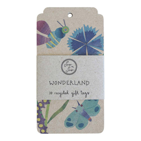 SOW 'N SOW Recycled Gift Tags - 10 Pack Wonderland 10