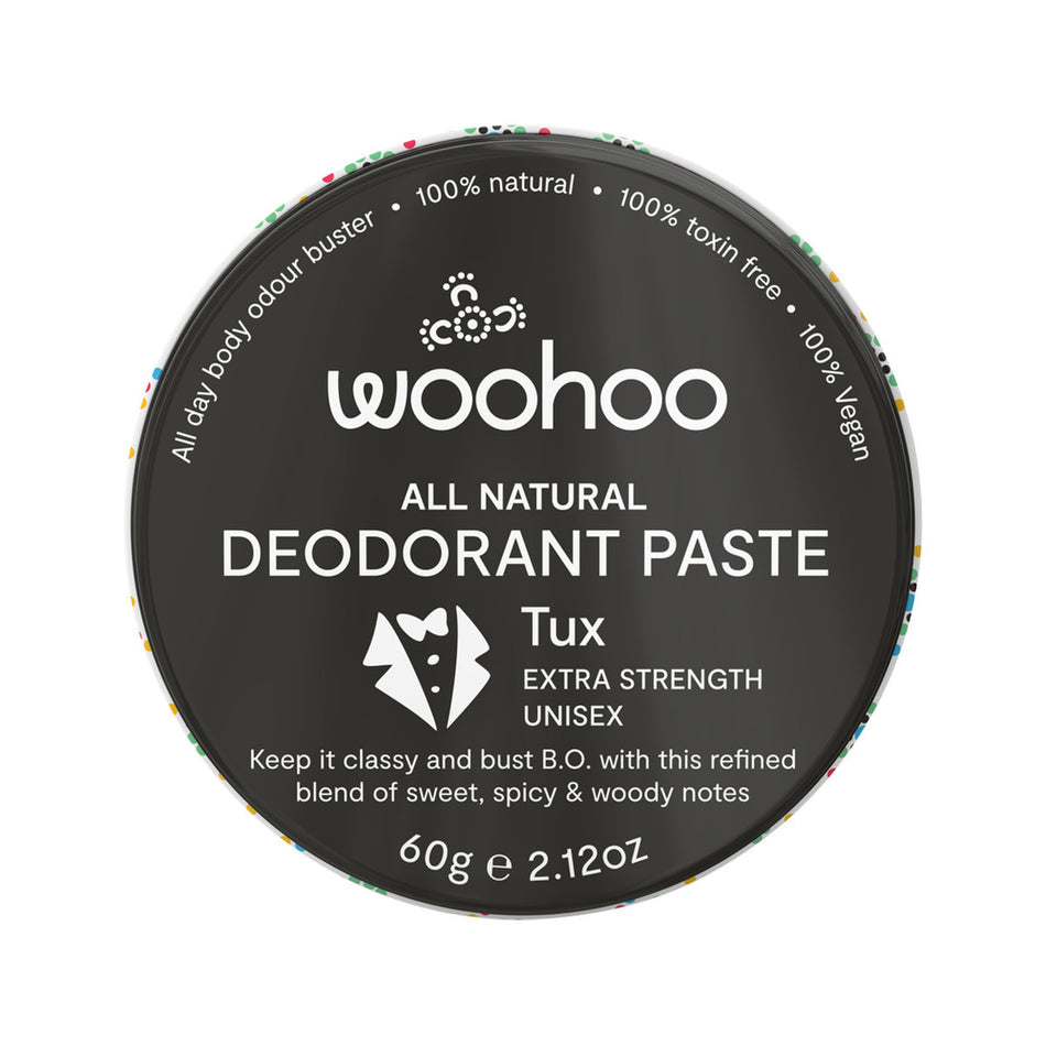 Woohoo Deodorant Paste Tux (Extra Strength) Tin 60g
