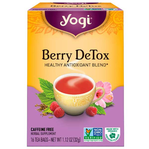 YOGI TEA Herbal Tea Bags Berry DeTox 16