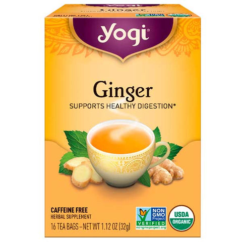 YOGI TEA Herbal Tea Bags Ginger 16