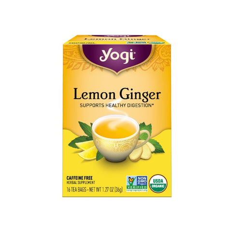 YOGI TEA Herbal Tea Bags Lemon Ginger 16