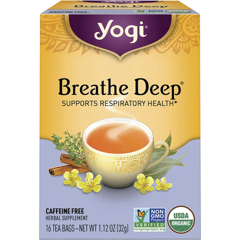 YOGI TEA Herbal Tea Bags Breathe Deep 16